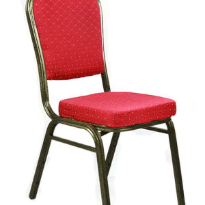 Krzesło bankietowe stalowe bordowe Klaudia Strong - Hurt